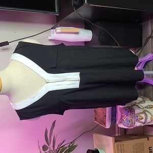 Anne Klein Blouse Black & White